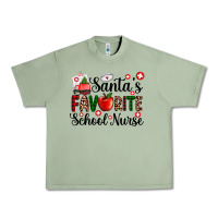 Oil Green santa's favorite  school nurse Urban Heavy Tee - AdoDesignShop