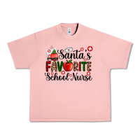 Santa's Favorite  School Nurse Urban Heavy Tee | Teevron