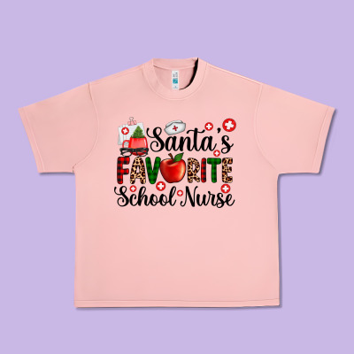 Santa's Favorite  School Nurse Urban Heavy Tee Designed By Adodesignshop