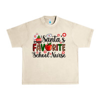 Sandshell santa's favorite  school nurse Urban Heavy Tee - AdoDesignShop
