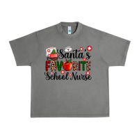 Tornado santa's favorite  school nurse Urban Heavy Tee - AdoDesignShop