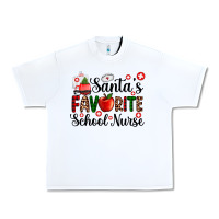 White santa's favorite  school nurse Urban Heavy Tee - AdoDesignShop