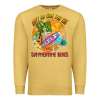 Antique Gold Ain't no cure for the summertime blues Premium Sweatshirt - NancyCooperArtShop