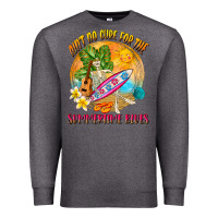 Charcoal Heather Ain't no cure for the summertime blues Premium Sweatshirt - NancyCooperArtShop