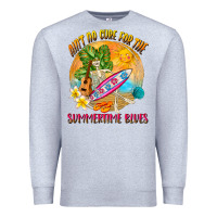 Heather Grey Ain't no cure for the summertime blues Premium Sweatshirt - NancyCooperArtShop