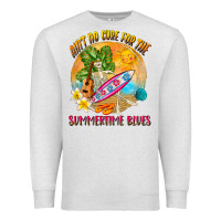 Oatmeal Heather Ain't no cure for the summertime blues Premium Sweatshirt - NancyCooperArtShop
