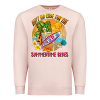 Pale Pink Ain't no cure for the summertime blues Premium Sweatshirt - NancyCooperArtShop
