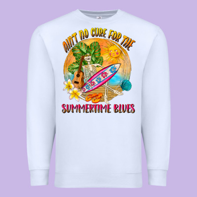 Ain't No Cure For The Summertime Blues Premium Sweatshirt Designed By Nancycooperartshop