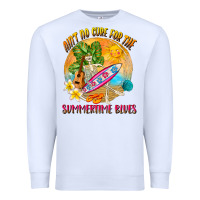 White Ain't no cure for the summertime blues Premium Sweatshirt - NancyCooperArtShop