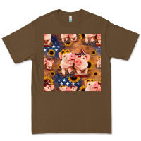 Cacao american pigs seamless pattern Premium Tee - HRA Design Shop