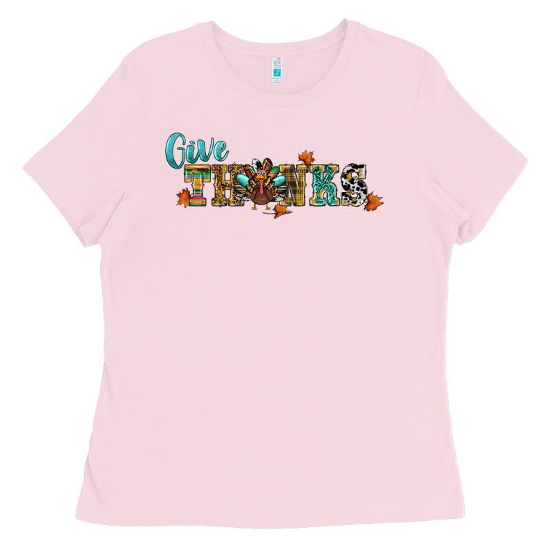 Give Thanks Ladies Tee by RanaPortraitStore | Teevron