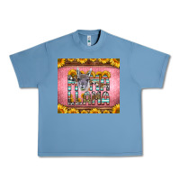 Pebble Blue mama llama sunflowers Urban Heavy Tee - LillyAllenDesigns