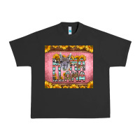 Pigment Black mama llama sunflowers Urban Heavy Tee - LillyAllenDesigns