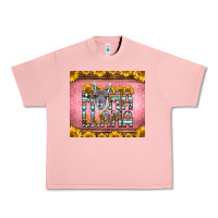 Salmon mama llama sunflowers Urban Heavy Tee - LillyAllenDesigns