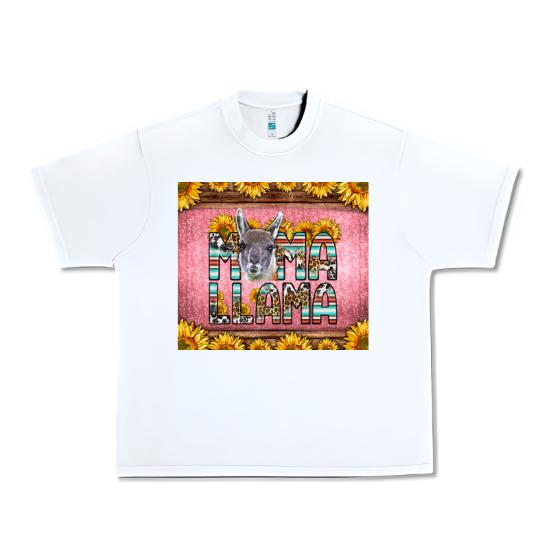 Mama Llama Sunflowers Urban Heavy Tee by LillyAllenDesigns | Teevron