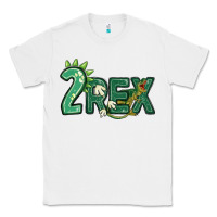 White two rex Classic Tee - MaliasSmallBusiness