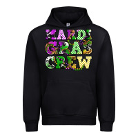Black mardi gras crew olivia Urban Hoodie - OliviaCreatesArt