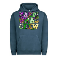 Pigment Midnight Navy mardi gras crew olivia Urban Hoodie - OliviaCreatesArt