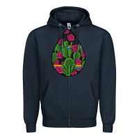 Navy Hispanic Heritage Zipper Hoodie - BundleAndBundleShop