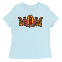 Baby Blue our lady of guadalupe mom Ladies Tee - JahusDesignShop