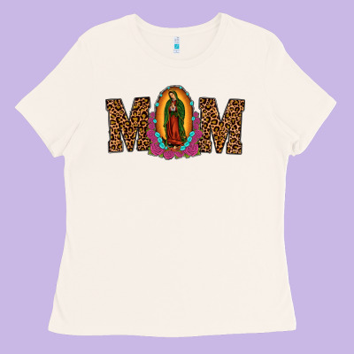 Our Lady Of Guadalupe Mom Ladies Tee Designed By Jahusdesignshop
