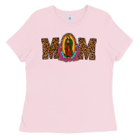 Bubblegum Pink our lady of guadalupe mom Ladies Tee - JahusDesignShop