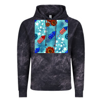 Cloud Black patriotic fireworks and sunflower Vintage Hoodie - BundleAndBundleShop