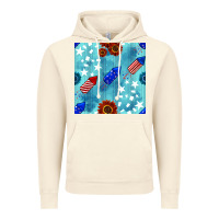 Vintage Artic patriotic fireworks and sunflower Vintage Hoodie - BundleAndBundleShop