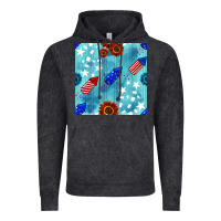 Vintage Black patriotic fireworks and sunflower Vintage Hoodie - BundleAndBundleShop