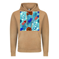 Vintage Camel patriotic fireworks and sunflower Vintage Hoodie - BundleAndBundleShop