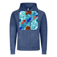 Patriotic Fireworks And Sunflower Vintage Hoodie | Teevron