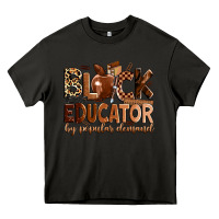 Asphalt Black educator by popular demand Heavy Core Tee - Zillion Design Studio
