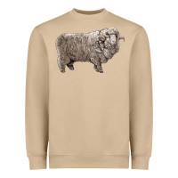 Mushroom rambouillet sheep Heavyweight Sweatshirt - LillyAllenDesigns