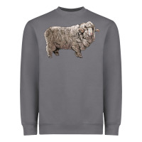 Storm rambouillet sheep Heavyweight Sweatshirt - LillyAllenDesigns