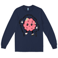 Navy brain Long Sleeve Tee - MaliasSmallBusiness