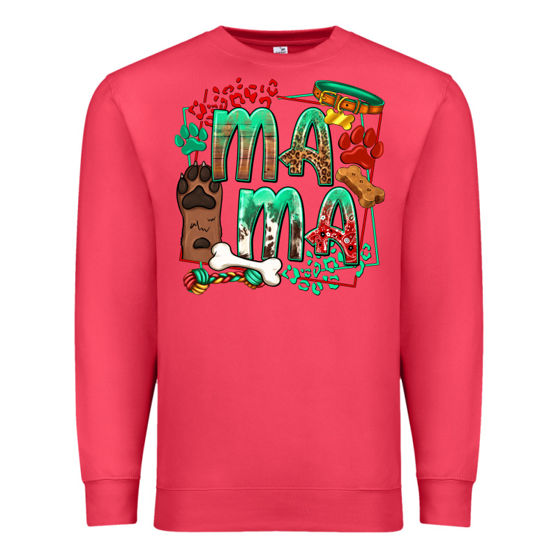 Dog Mama Premium Sweatshirt by texasbilliewilder | Teevron