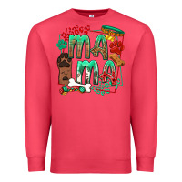 Cardinal Dog Mama Premium Sweatshirt - texasbilliewilder