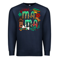 Navy Dog Mama Premium Sweatshirt - texasbilliewilder