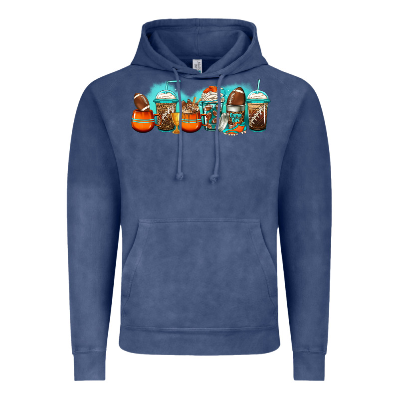 American Football Coffee Cups Vintage Hoodie by Jasminsmagicworld | Teevron