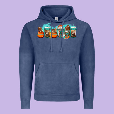 American Football Coffee Cups Vintage Hoodie Designed By Jasminsmagicworld