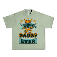 Oil Green world's best daddy ever Urban Heavy Tee - Jasminsmagicworld