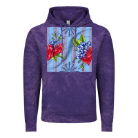 Cloud Purple patriotic rose Vintage Hoodie - BundleAndBundleShop