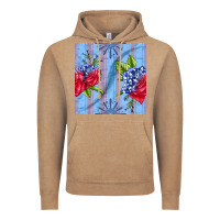 Vintage Coffee patriotic rose Vintage Hoodie - BundleAndBundleShop