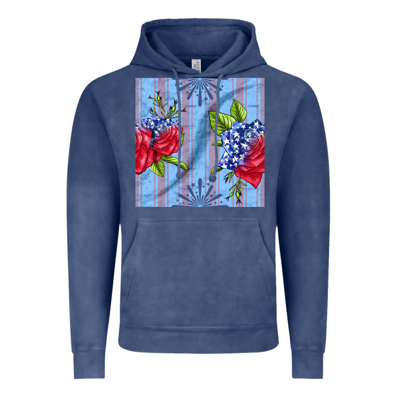 Patriotic Rose Vintage Hoodie by BundleAndBundleShop | Teevron