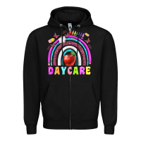 Black daycare Zipper Hoodie - BundleAndBundleShop