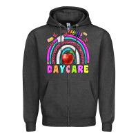 Charcoal Heather daycare Zipper Hoodie - BundleAndBundleShop
