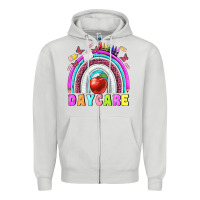Dove Grey daycare Zipper Hoodie - BundleAndBundleShop