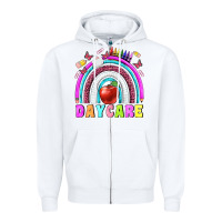 White daycare Zipper Hoodie - BundleAndBundleShop
