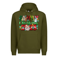 Army Green family christmas 2023 Premium Hoodie - texasbilliewilder