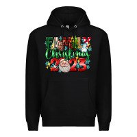 Black family christmas 2023 Premium Hoodie - texasbilliewilder